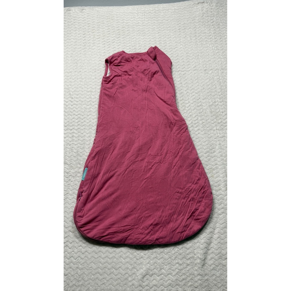 PurComfy LuxeDream Series Pink Bamboo Sleep Sack 1.0 TOG Size 3-6M 5062